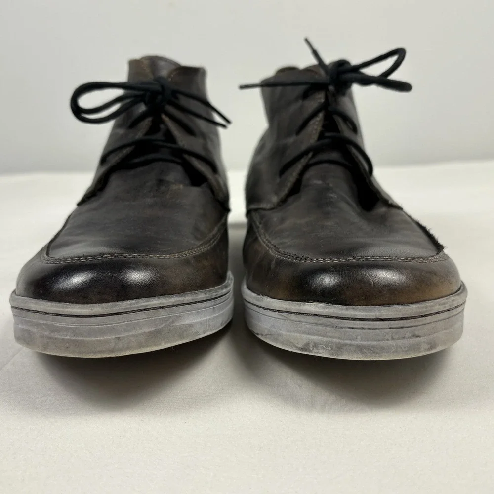 Bed Stu Duke II F437514 Gray Distressed Leather Chukka Boots Men's 11M EUC